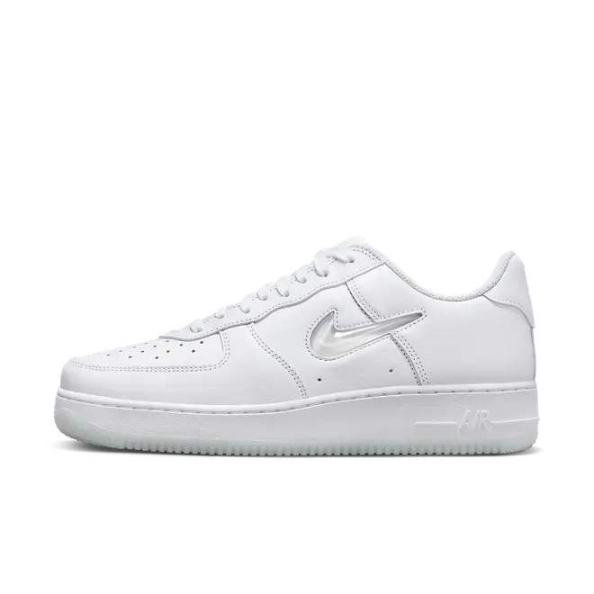 Nike Air Force 1 Low '07 Retro Color of the Month Jewel Swoosh Triple White