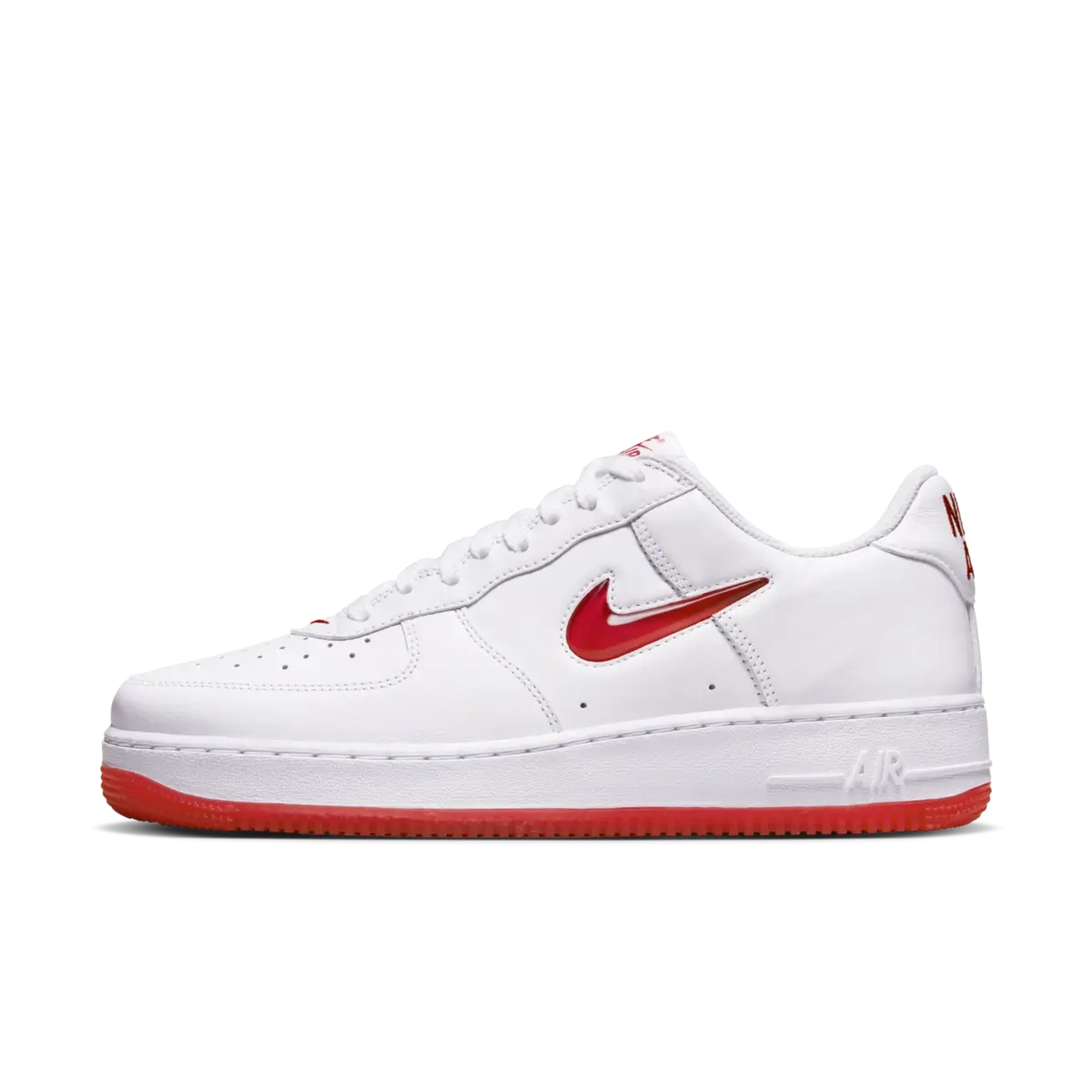 Nike Air Force 1 Low '07 Retro Color of the Month Jewel Swoosh University Red