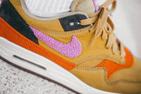 Nike Air Max 1 Crepe Wheat Gold Rust Pink - SnrKickz
