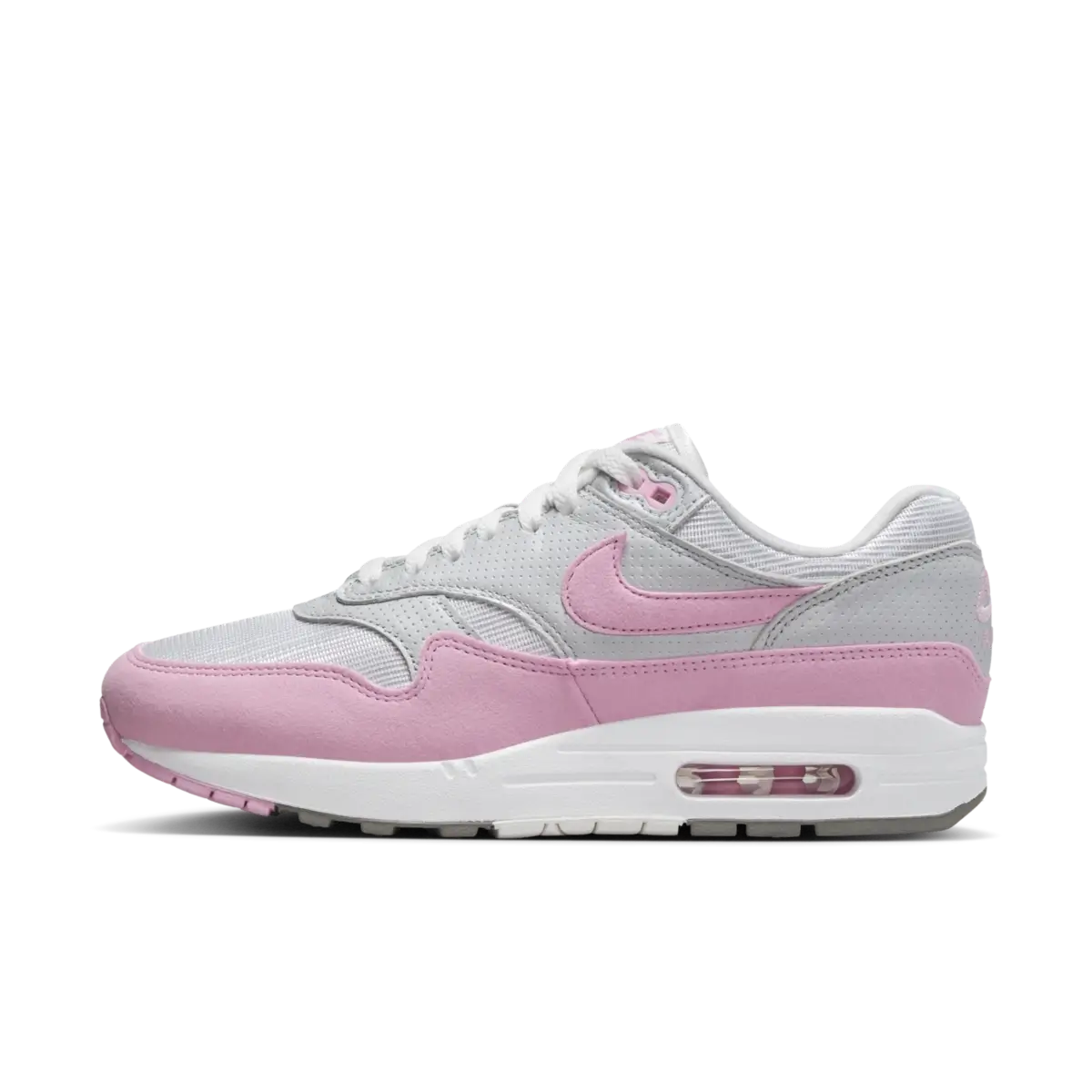 Nike Air Max 1 '87 Metallic Platinum Pink Rise