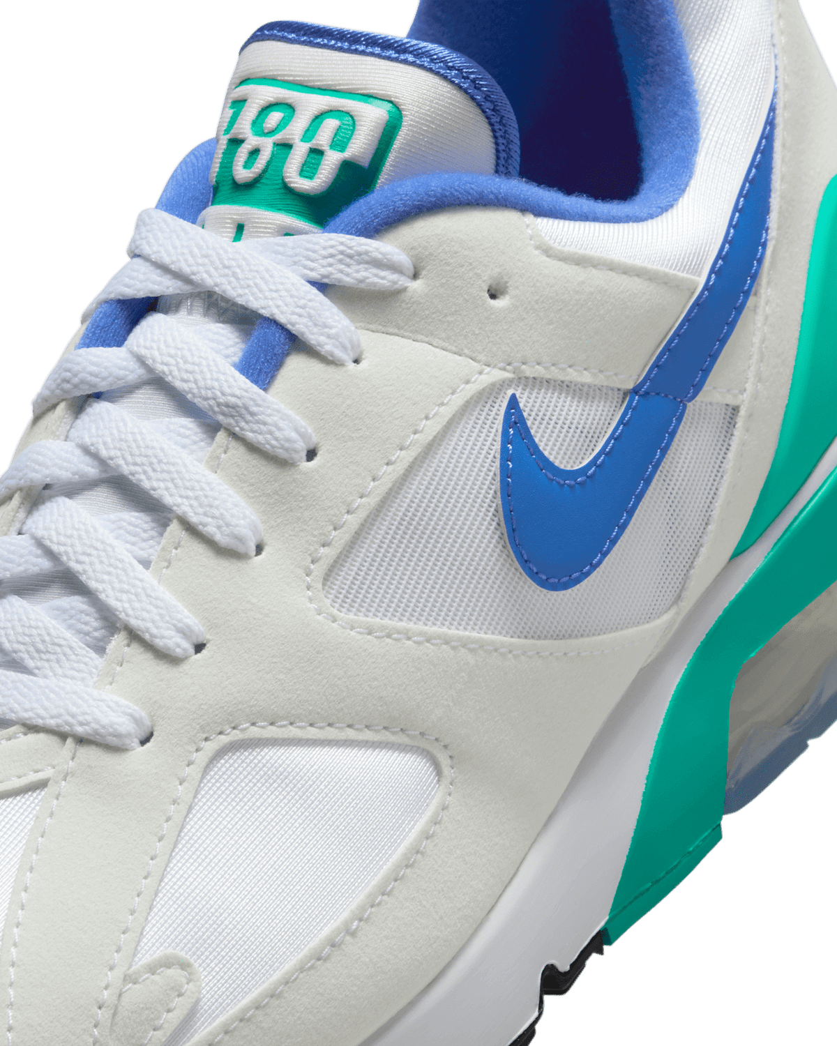 Nike Air 180 White Medium Blue Clear Jade