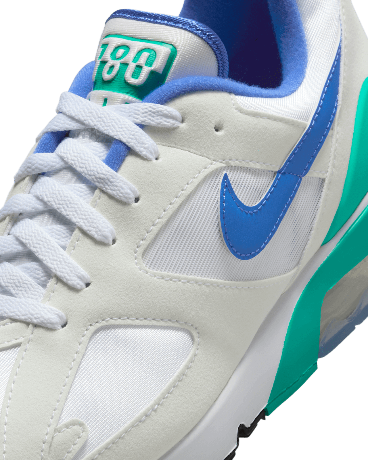 Nike Air 180 White Medium Blue Clear Jade