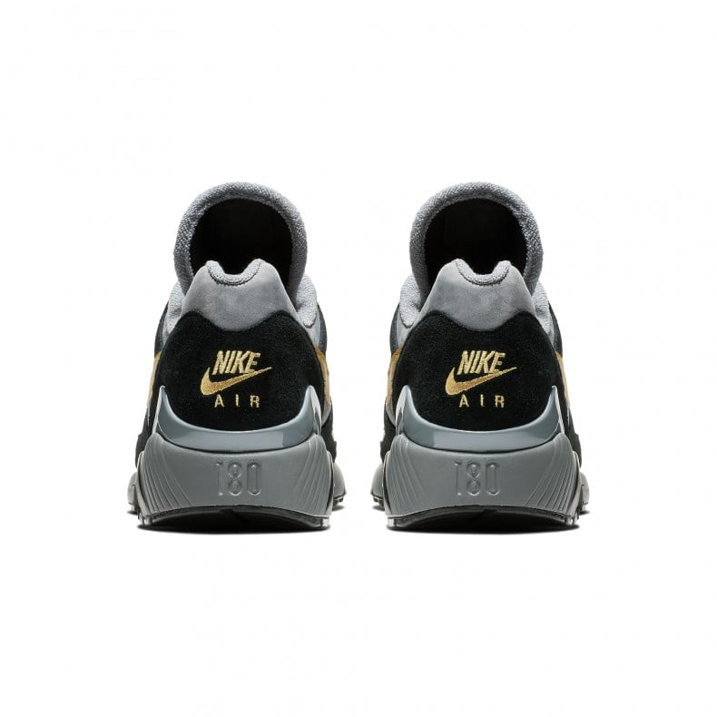 Nike Air Max 180 Cool Grey Black Wheat Gold (AV7023-001) | Snrkickz 3