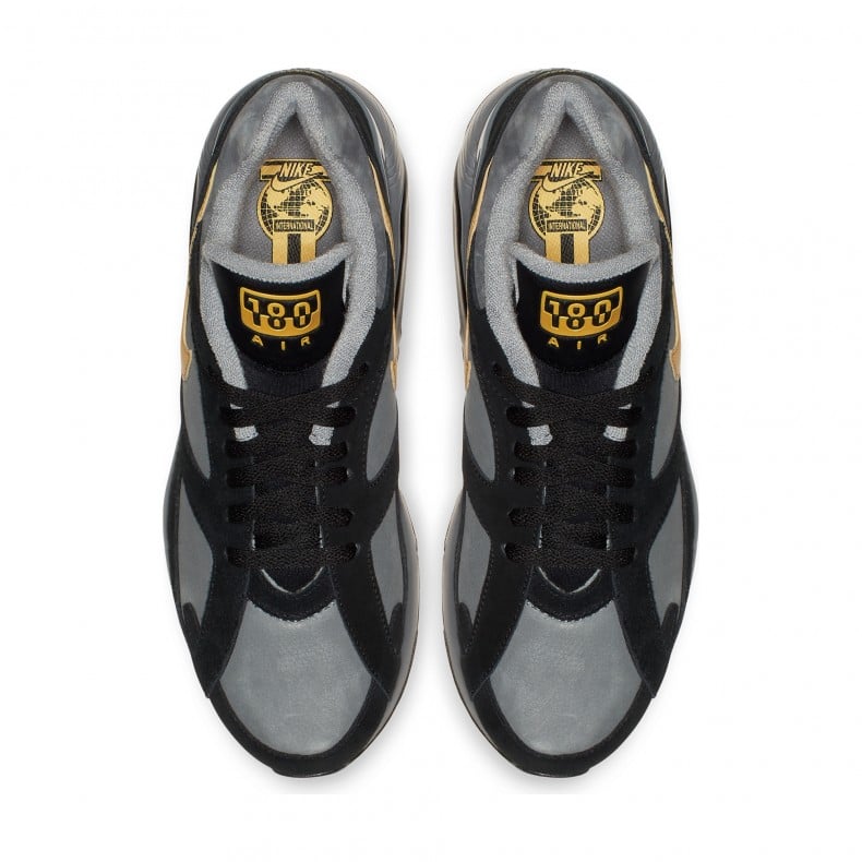 Nike Air Max 180 Cool Grey Black Wheat Gold