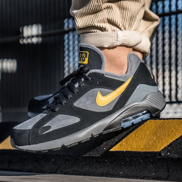 Nike Air Max 180 Cool Grey Black Wheat Gold (AV7023-001) | Snrkickz 4 2