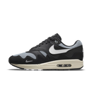Nike Air Max 1 Patta Waves Black (with Bracelet) Style DQ0299-001  Colorway Metallic Silver/White-Black-Coconut Milk Snrkickz
