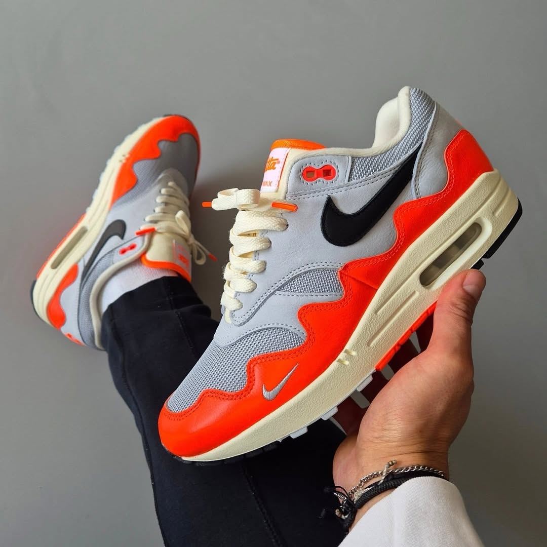 Nike Air Max 1 Patta Waves Hyper Crimson Pure Platinum