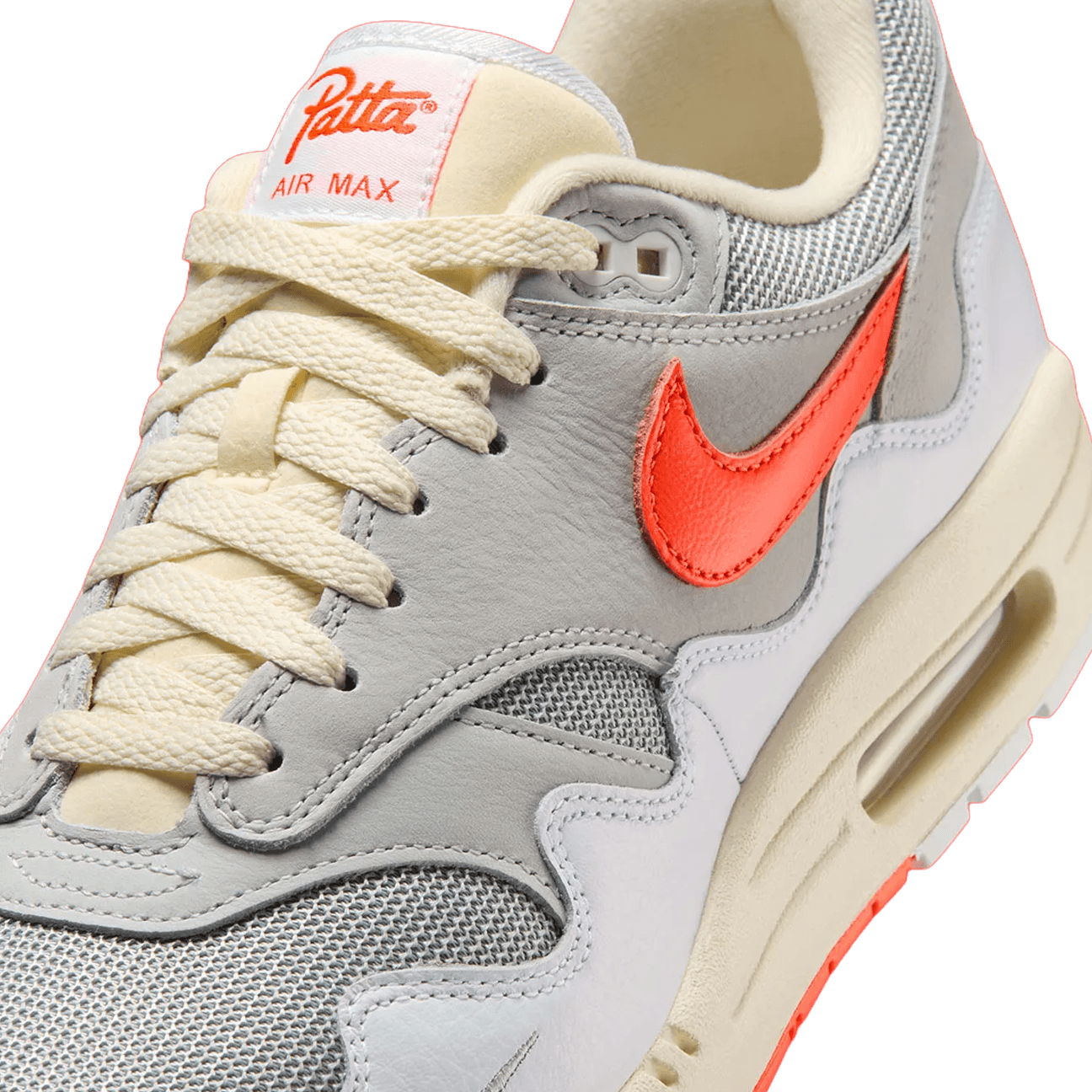 Nike Air Max 1 Patta Waves White Hyper Crimson