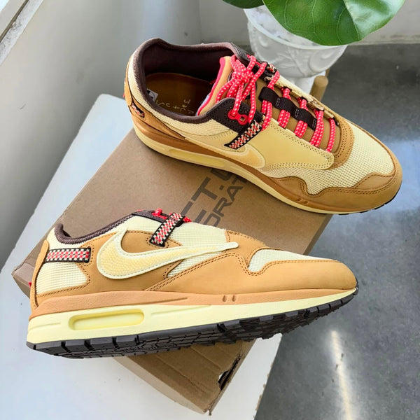 Nike Air Max 1 Travis Scott Cactus Jack Wheat Lemon Drop