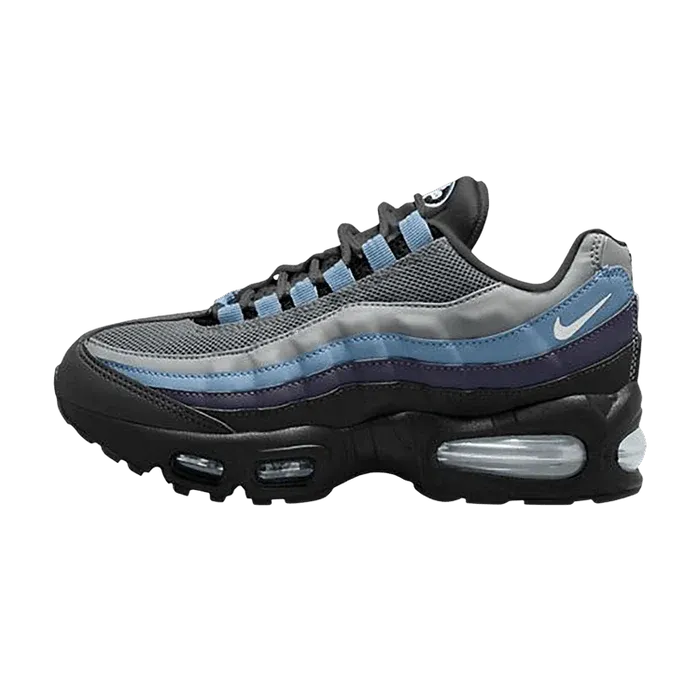 Nike Air Max 95 Black Smoke Grey Work Blue (GS) (II4130-018) | Snrkickz