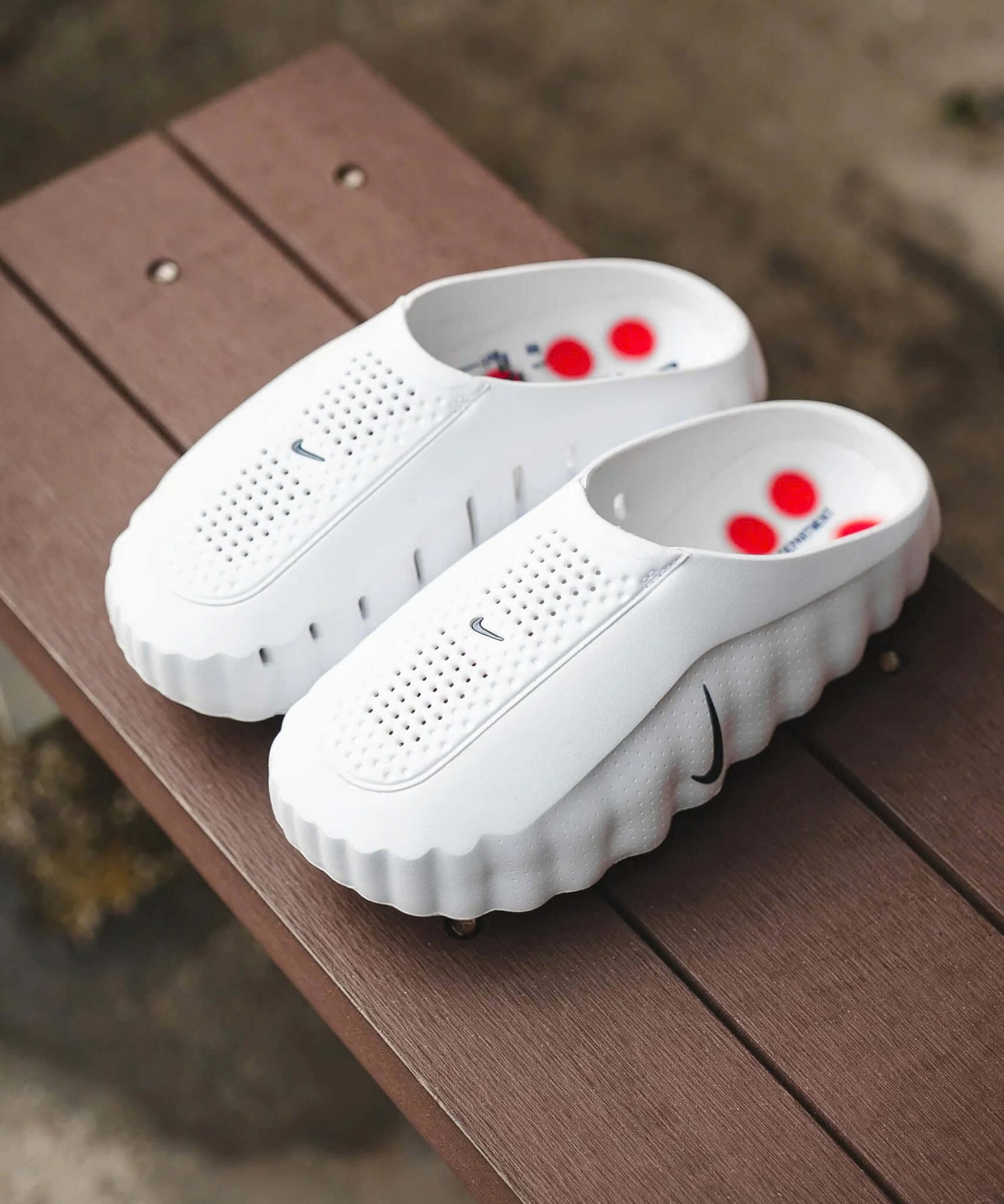 Nike Mind 001 Slide White Speed Red (HQ4307-101) | Snrkickz 3