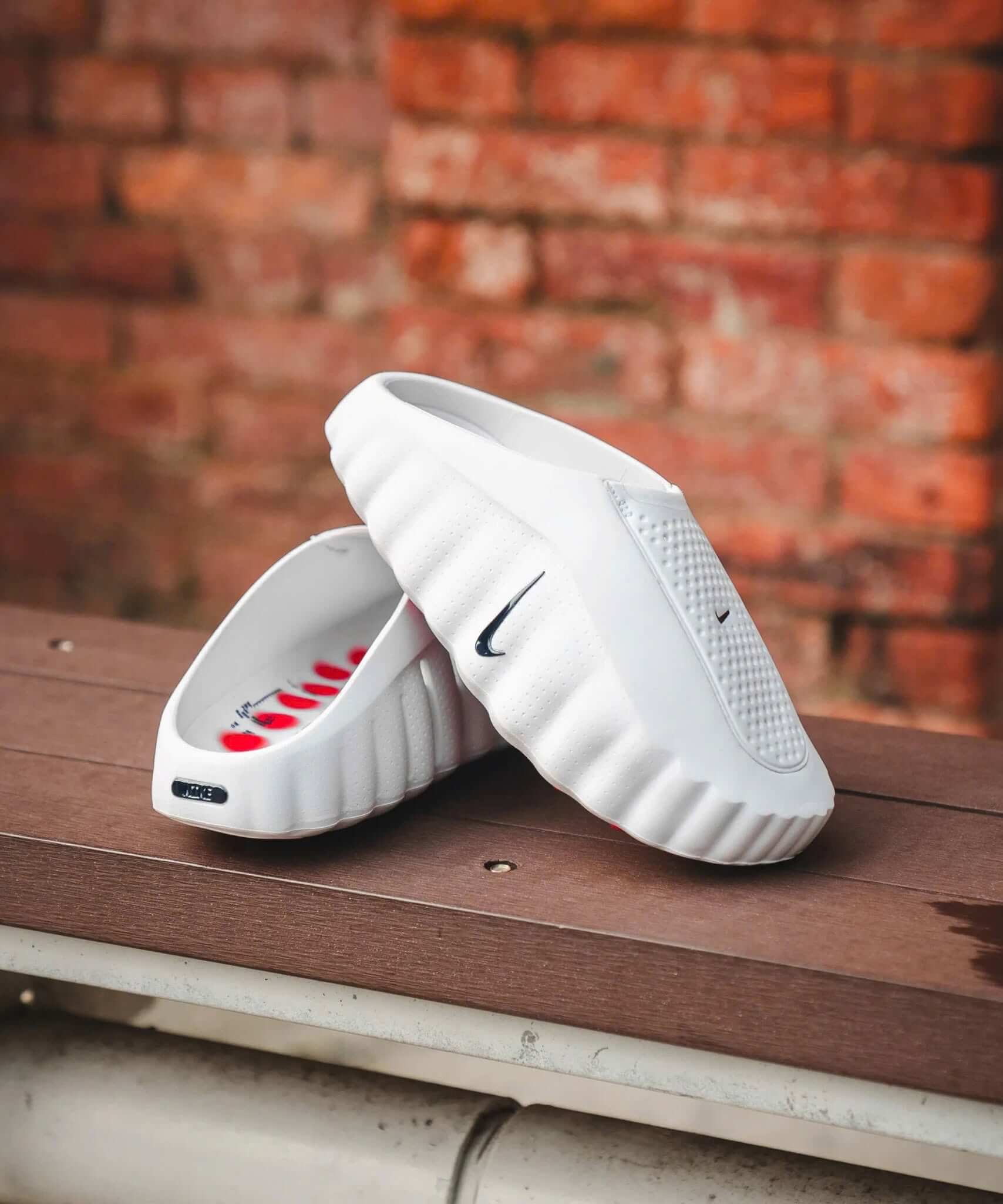 Nike Mind 001 Slide White Speed Red (HQ4307-101) | Snrkickz 4