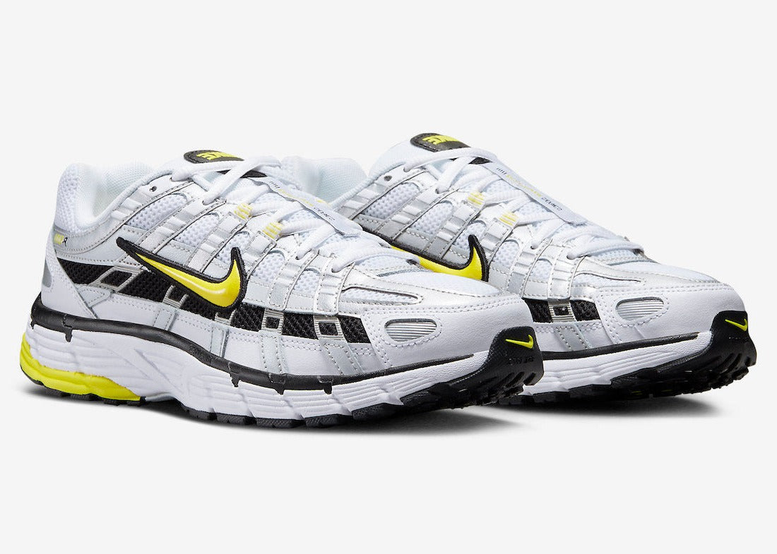 Nike P-6000 Metallic Platinum Opti Yellow (Women's) 2
