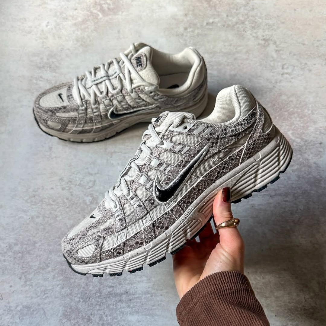 Nike P-6000 SE Snakeskin Light Bone Black (Women's)
