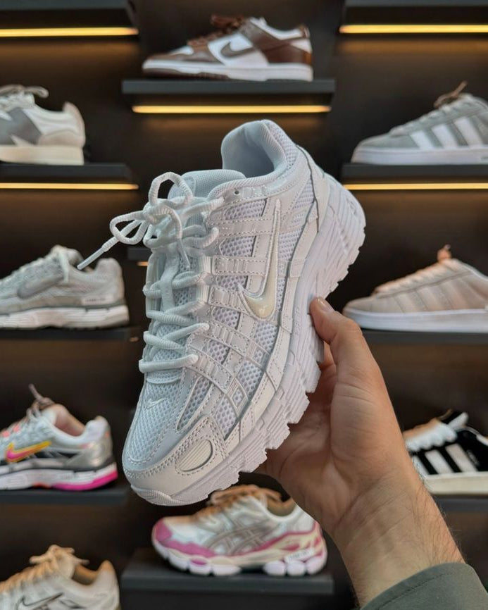 Nike P-6000 Triple White