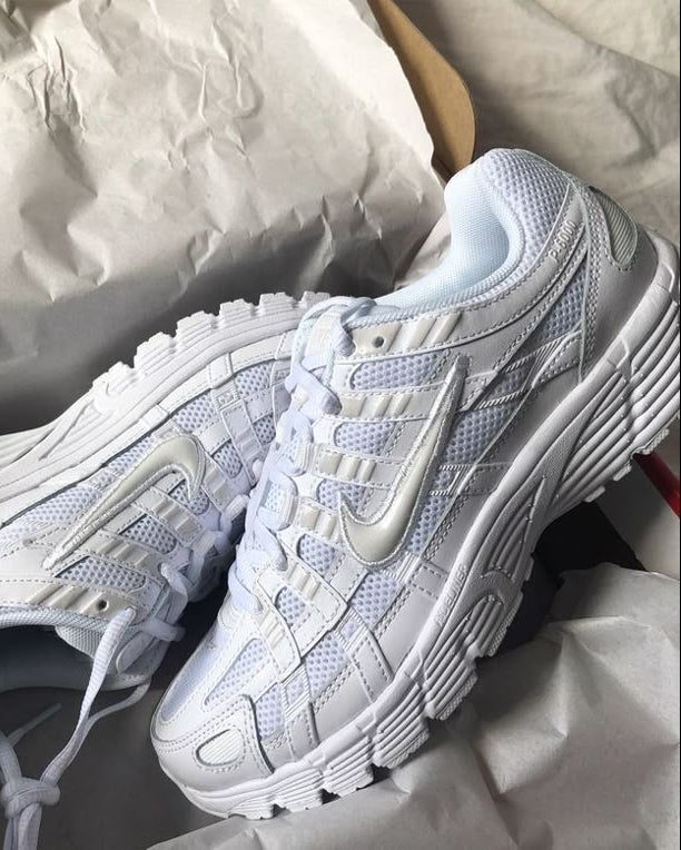 Nike P-6000 Triple White