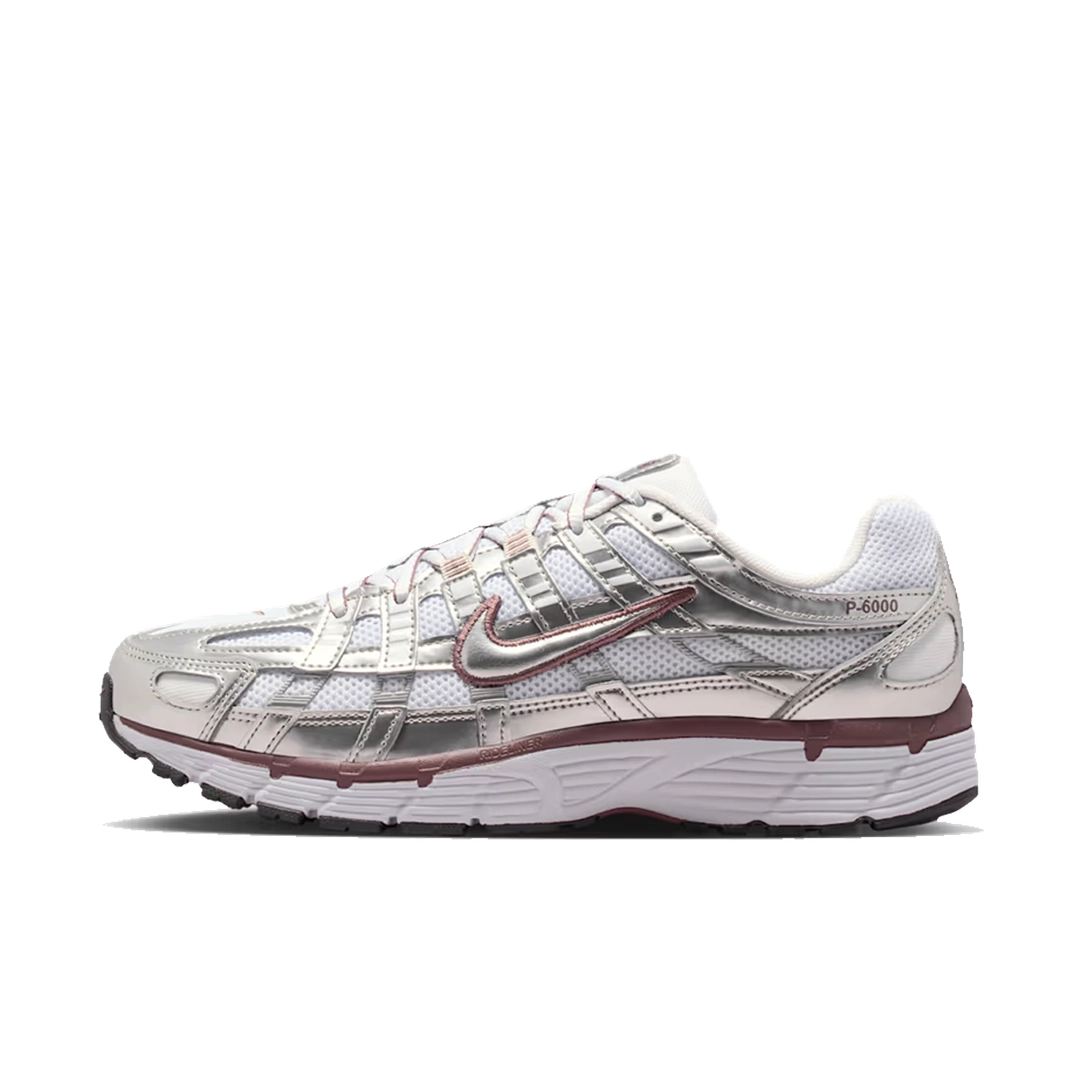 Nike P-6000 White Metallic Silver Tattoo (Women's) (BV1021-110) | Snrkickz