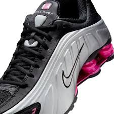 Nike Shox R4 Black Metallic Silver Pinksicle (Women's)