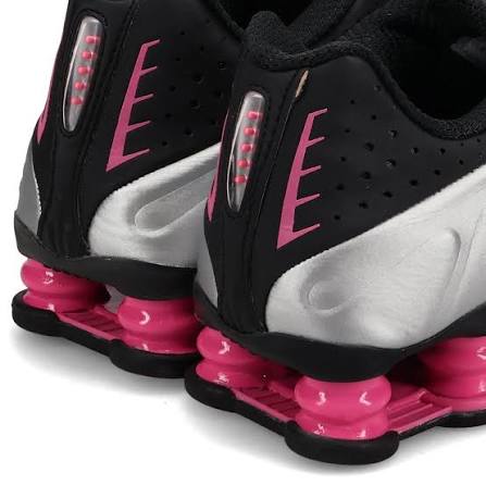 Nike Shox R4 Black Metallic Silver Pinksicle (Women's)