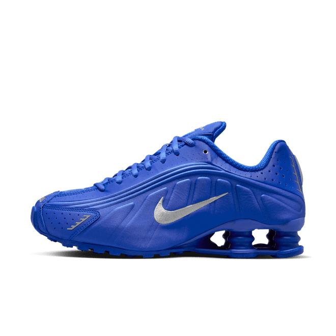 Nike Shox R4 Racer Blue Metallic Silver
