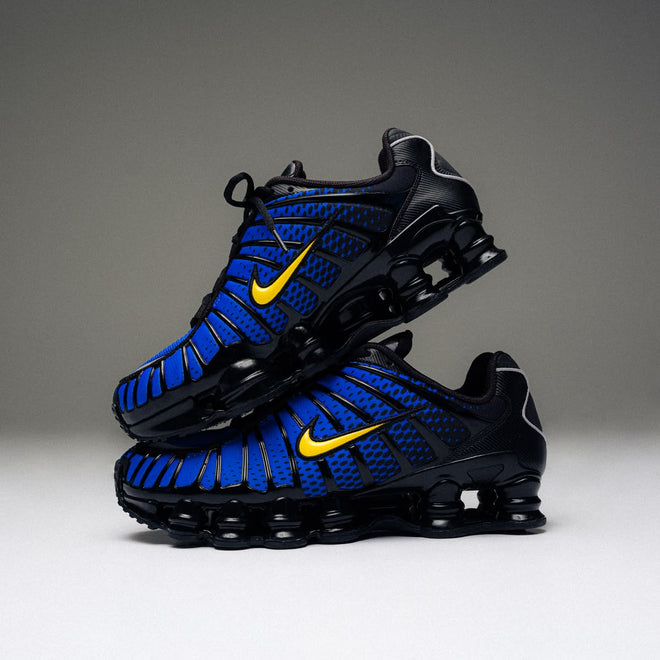 Nike Shox TL Schwarz Lyon Blau Varsity Maisgelb