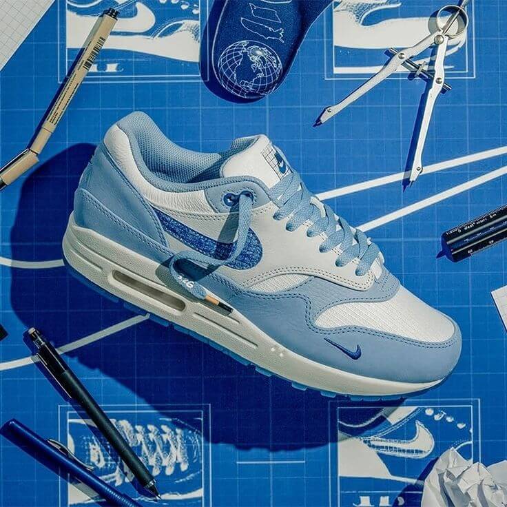 Nike Air Max 1 Premium Blueprint - SnrKickz