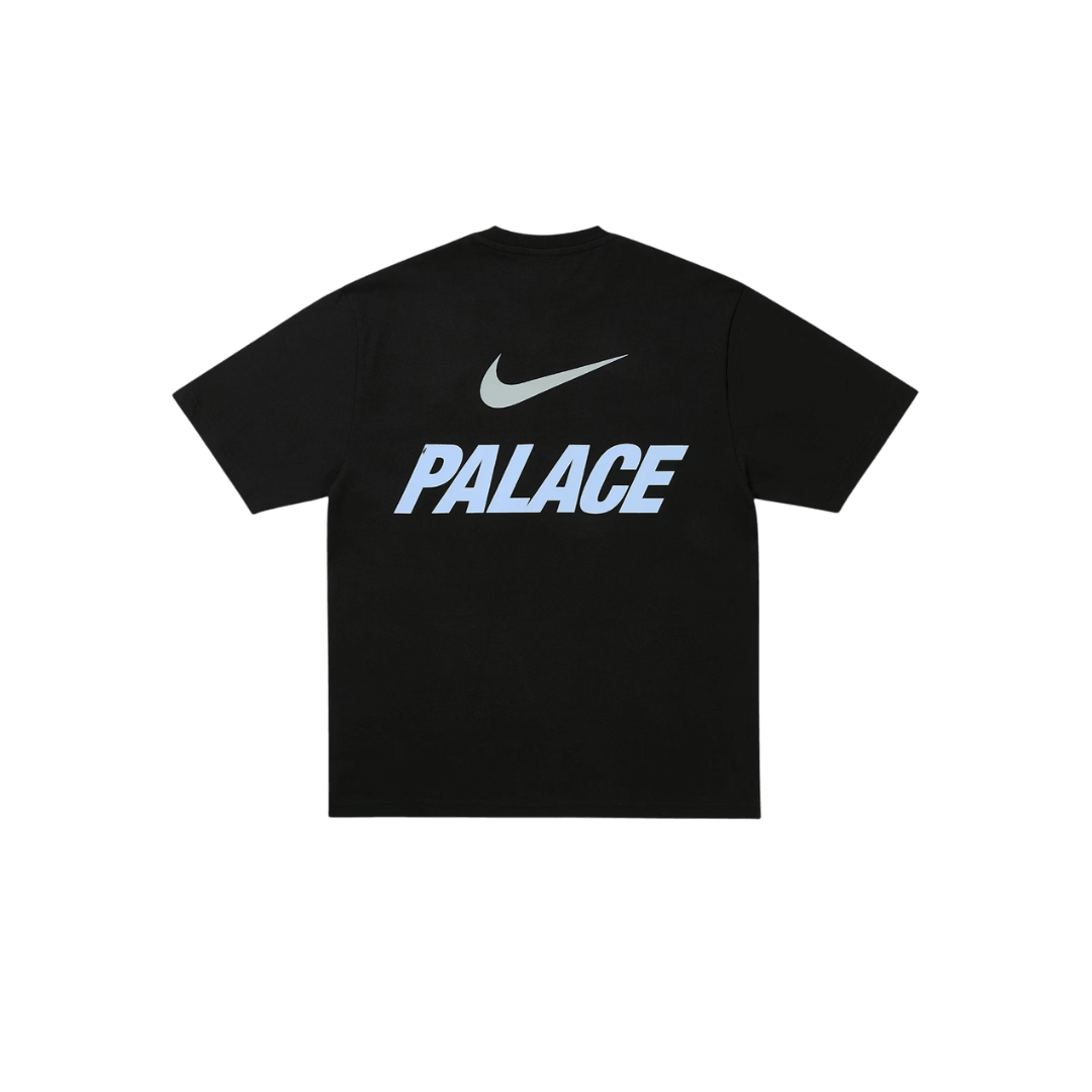 Palace x Nike Font Swoosh T-Shirt Black