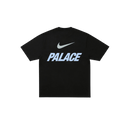 Palace x Nike Font Swoosh T-Shirt Black | Snrkickz