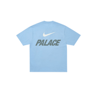 Palace x Nike Font Swoosh T-Shirt Sky Blue | Snrkickz 