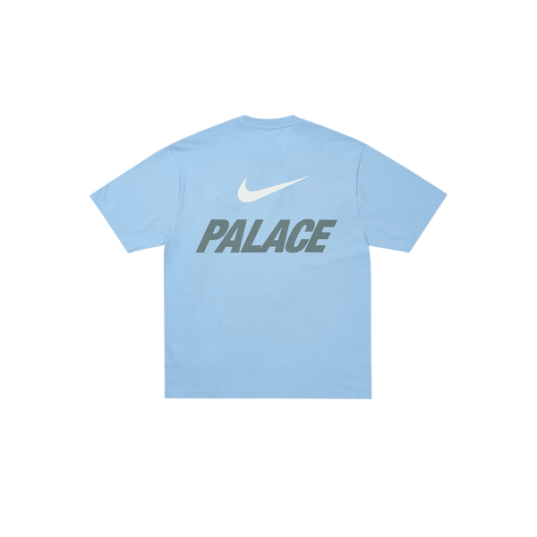 Palace x Nike Font Swoosh T-Shirt Sky Blue