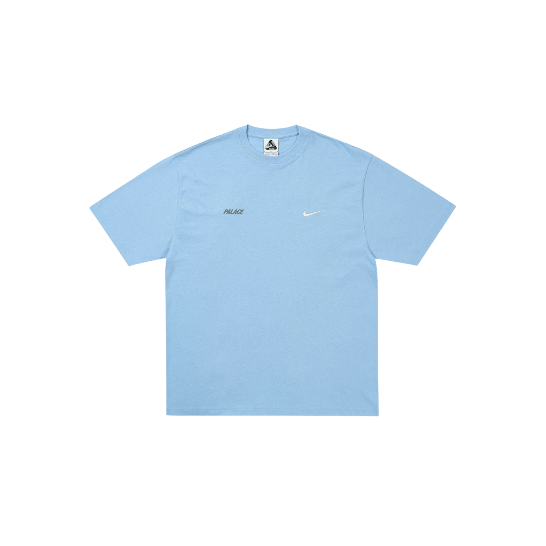 Palace x Nike Font Swoosh T-Shirt Sky Blue