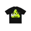 Palace x Nike Tri Swoosh T-Shirt Black/Yellow