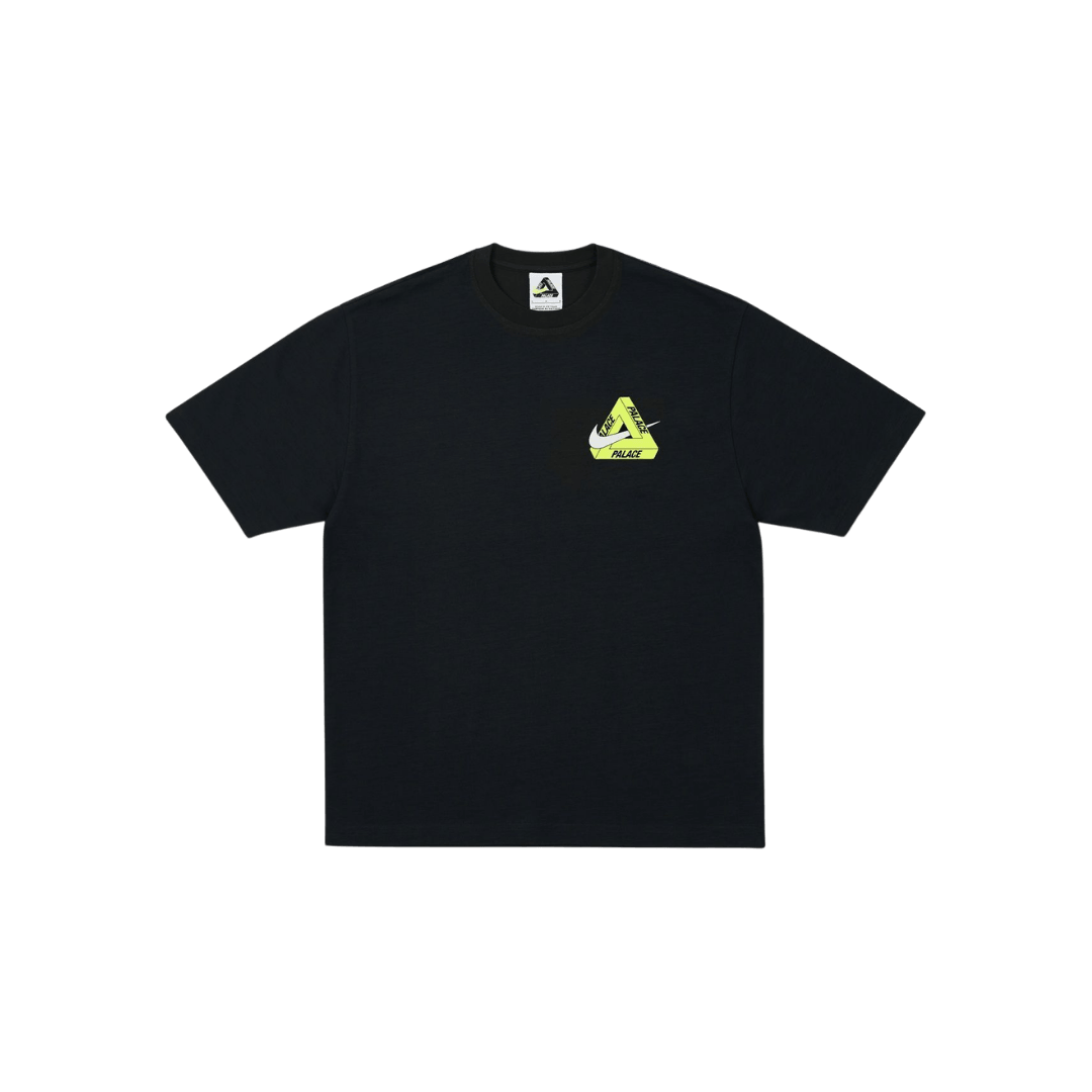 Palace x Nike Tri Swoosh T-Shirt Black/Yellow