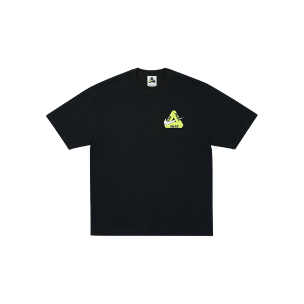 Palace x Nike Tri Swoosh T-Shirt Black/Yellow