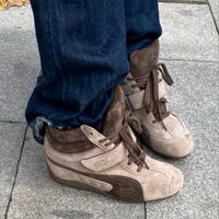 Puma Speedcat Wedge Totally Taupe Chocolate (Women's)  Totally Taupe/Chocolate Snrkickz