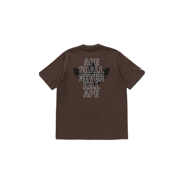 Adidas x BAPE Ape Head Tee Brown