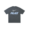 Palace x Nike Font Swoosh T-Shirt Charcoal