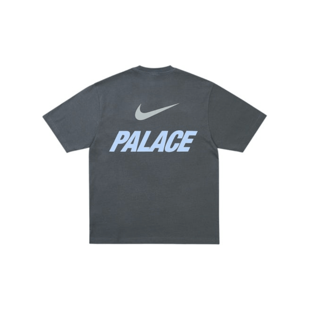 Palace x Nike Font Swoosh T-Shirt Charcoal