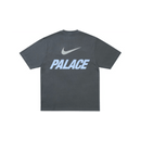 Palace x Nike Font Swoosh T-Shirt Charcoal | Snrkickz