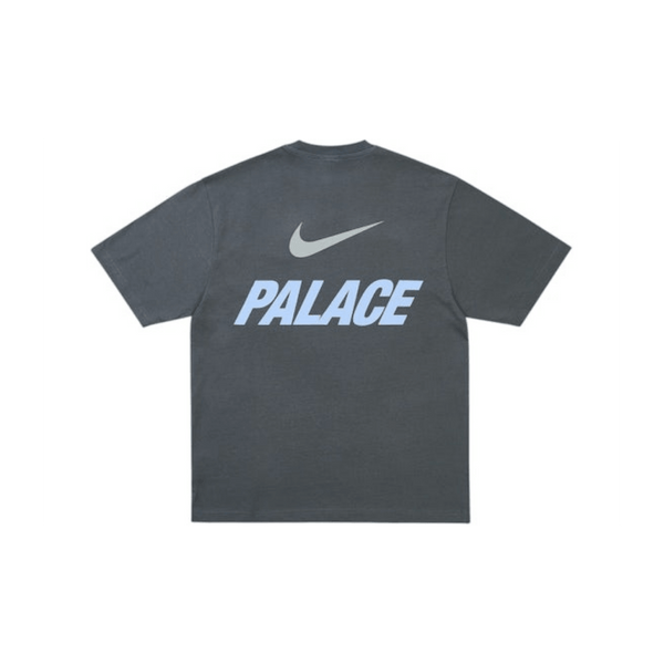 Palace x Nike Font Swoosh T-Shirt Charcoal