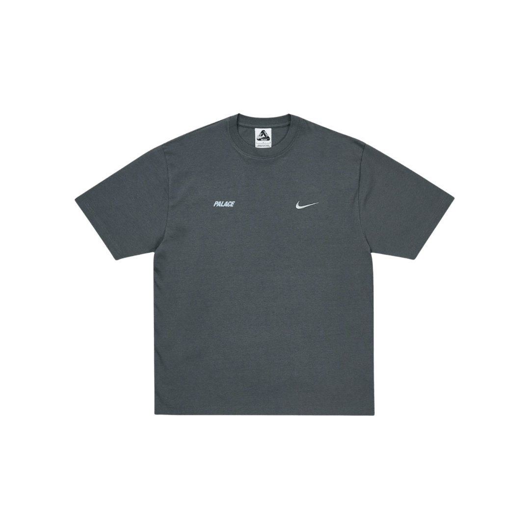 Palace x Nike Font Swoosh T-Shirt Charcoal
