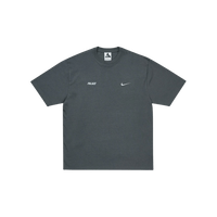 Palace x Nike Font Swoosh T-Shirt Charcoal - Detail | Snrkickz