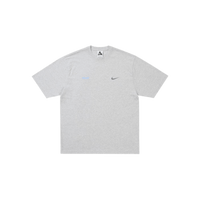 Palace x Nike Font Swoosh T-Shirt Grey Marl - Detail | Snrkickz