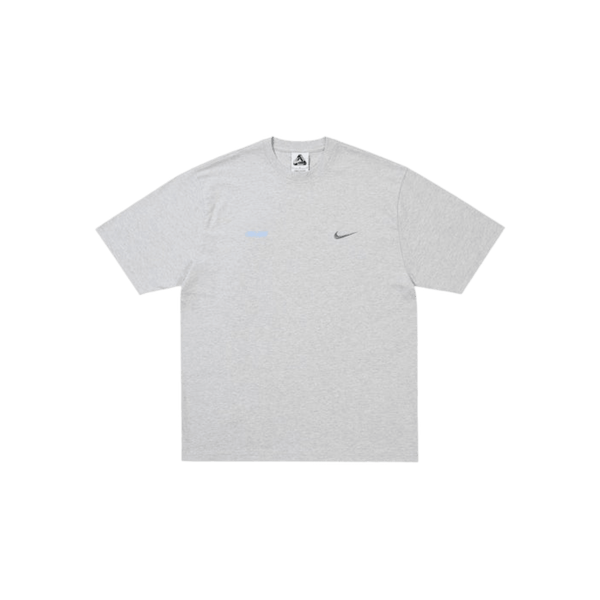 Palace x Nike Font Swoosh T-Shirt Grey Marl