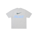 Palace x Nike Font Swoosh T-Shirt Grey Marl | Snrkickz