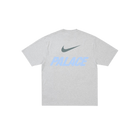 Palace x Nike Font Swoosh T-Shirt Grey Marl