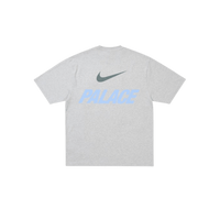 Palace x Nike Font Swoosh T-Shirt Grey Marl | Snrkickz