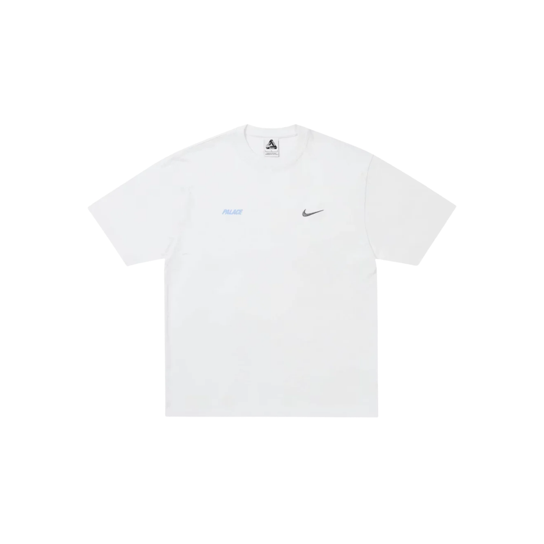 Palace x Nike Font Swoosh T-Shirt White