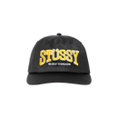 Stussy Mid Depth Burly Threads Snapback Black