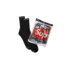 Supreme Hanes Socks (4 Pack) Black